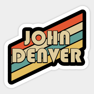 Vintage 80s John Personalized Name Sticker